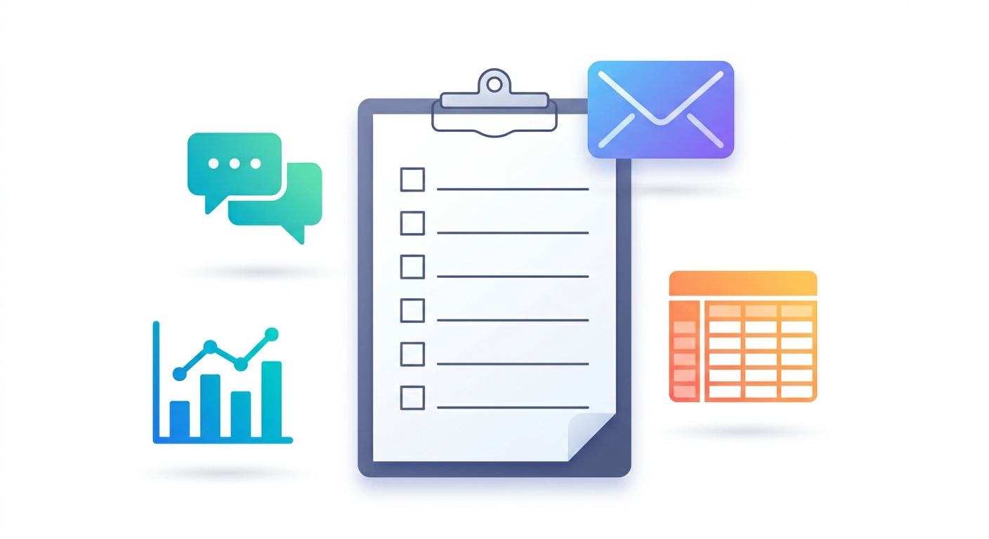 Automation checklist illustration